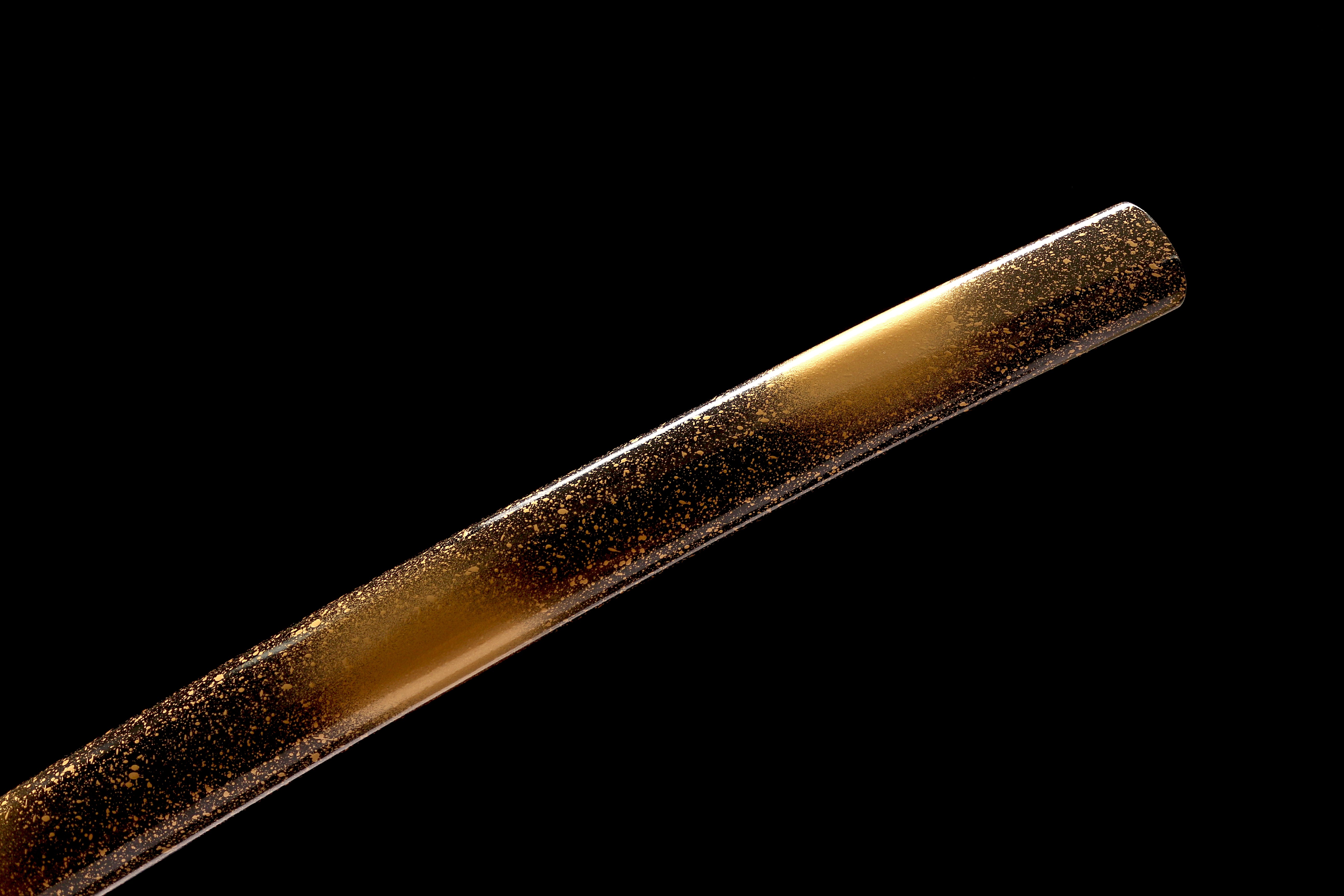 Hand Forged Japanese Katana Gilded Spots Blade(1045 Carbon Steel)