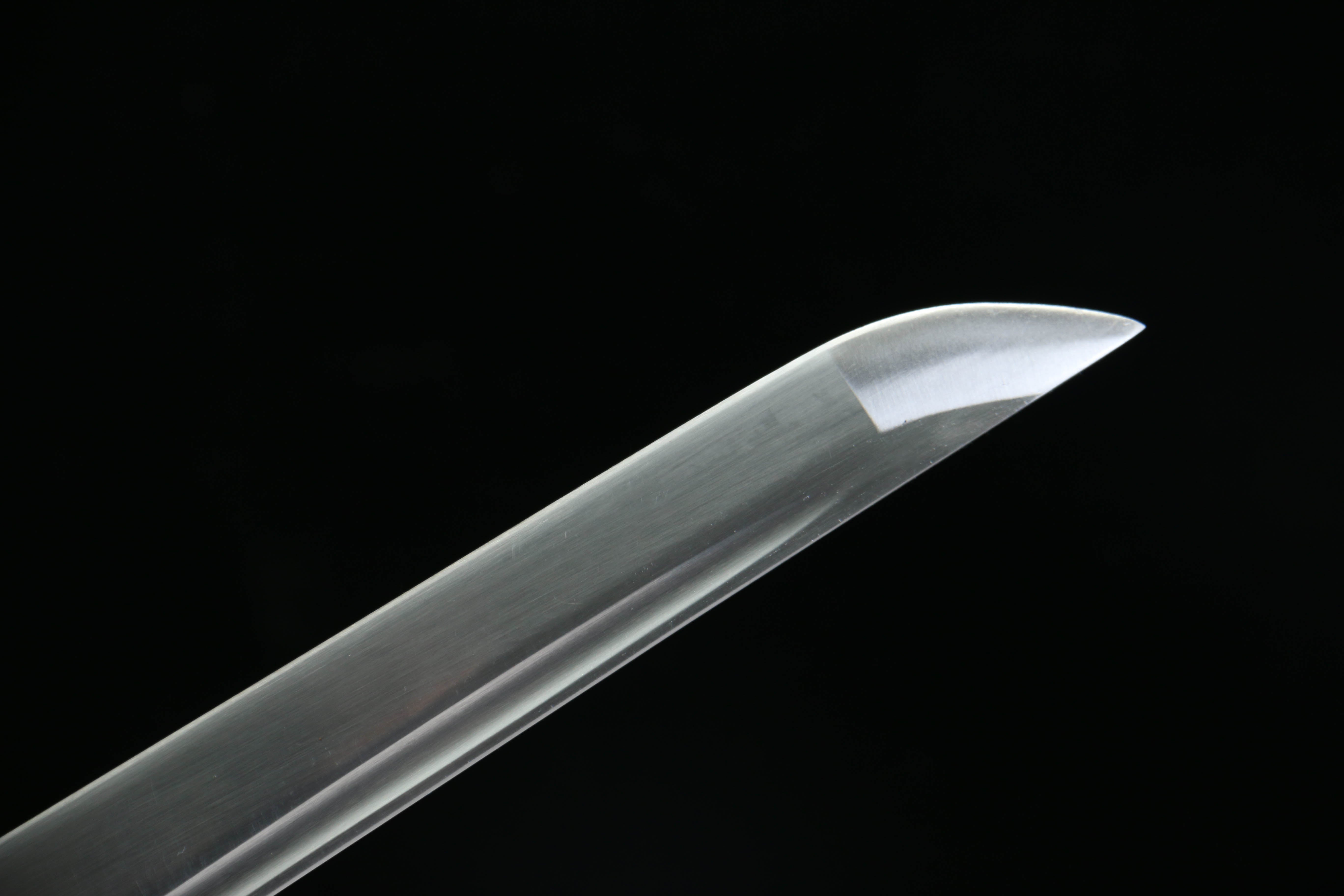 Hand Forged Japanese Tanto Frostglow Zenith Blade(1060 Carbon Steel)