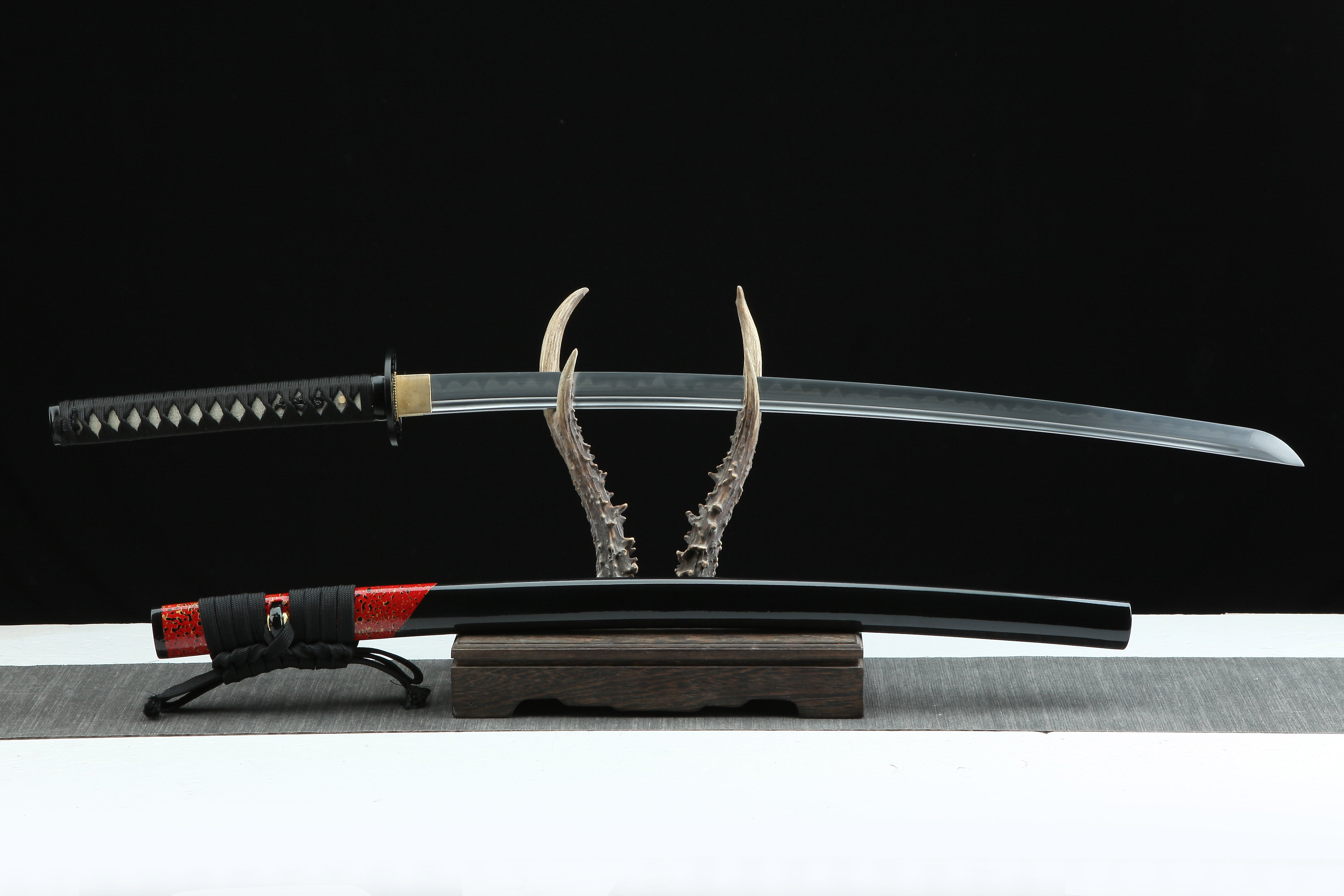 Hand Forged Japanese Katana Ninefold Sigil Blade(1095 Carbon Steel)