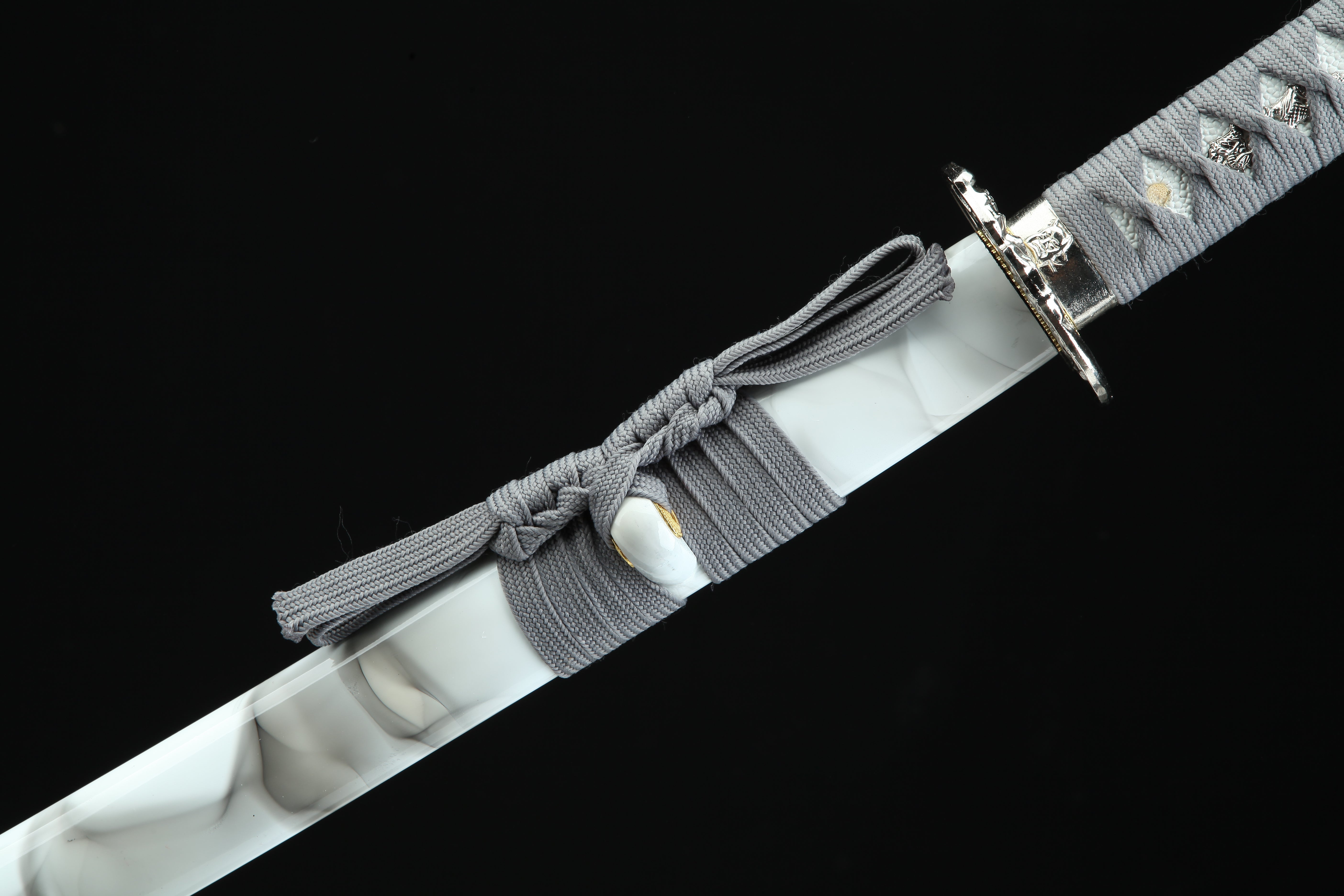 Hand Forged Japanese Katana Gui Kuhaku Blade(1045 Carbon Steel)