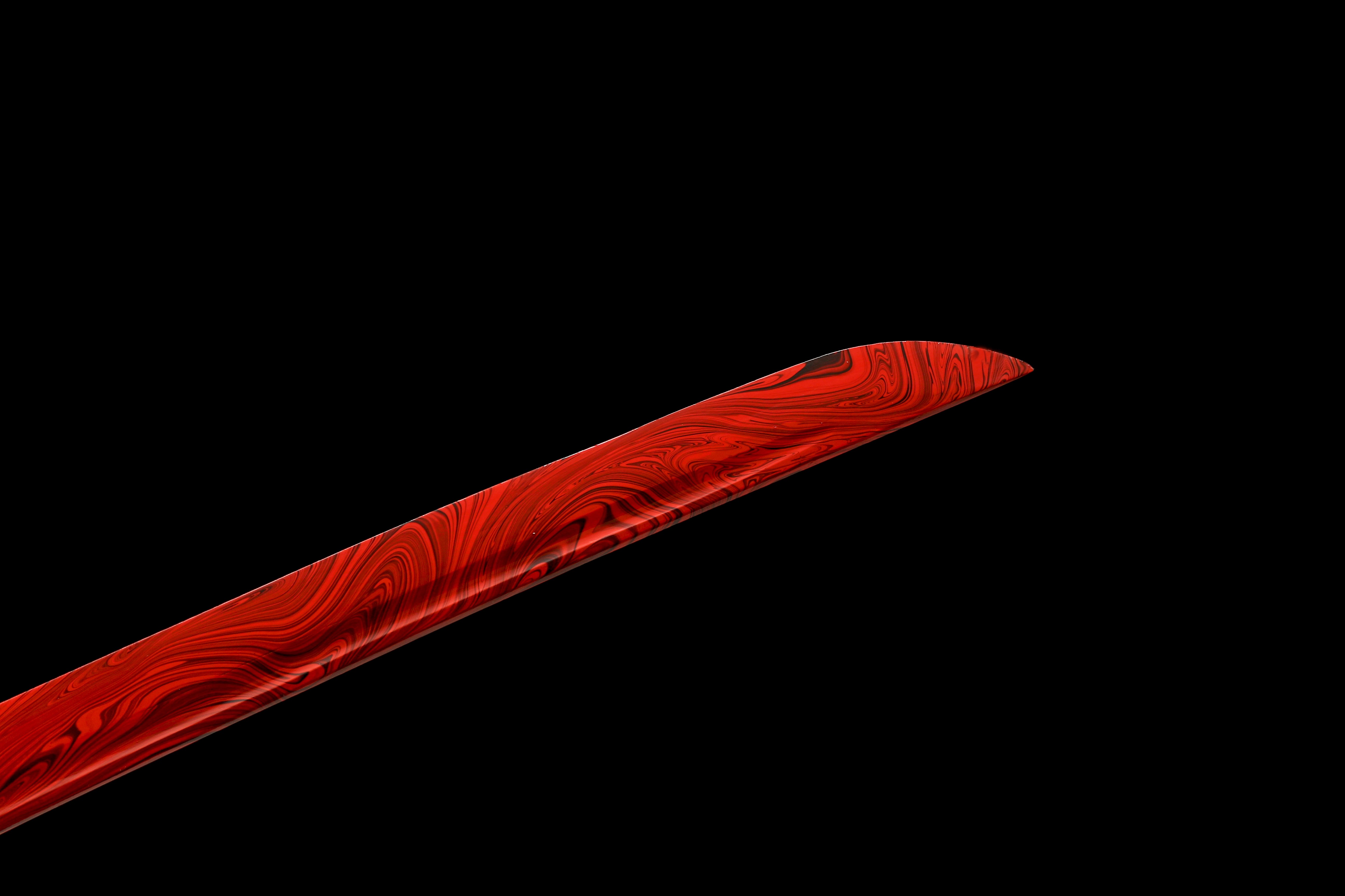 Hand Forged Japanese Katana Crimson Karma Blade(1095 Carbon Steel)