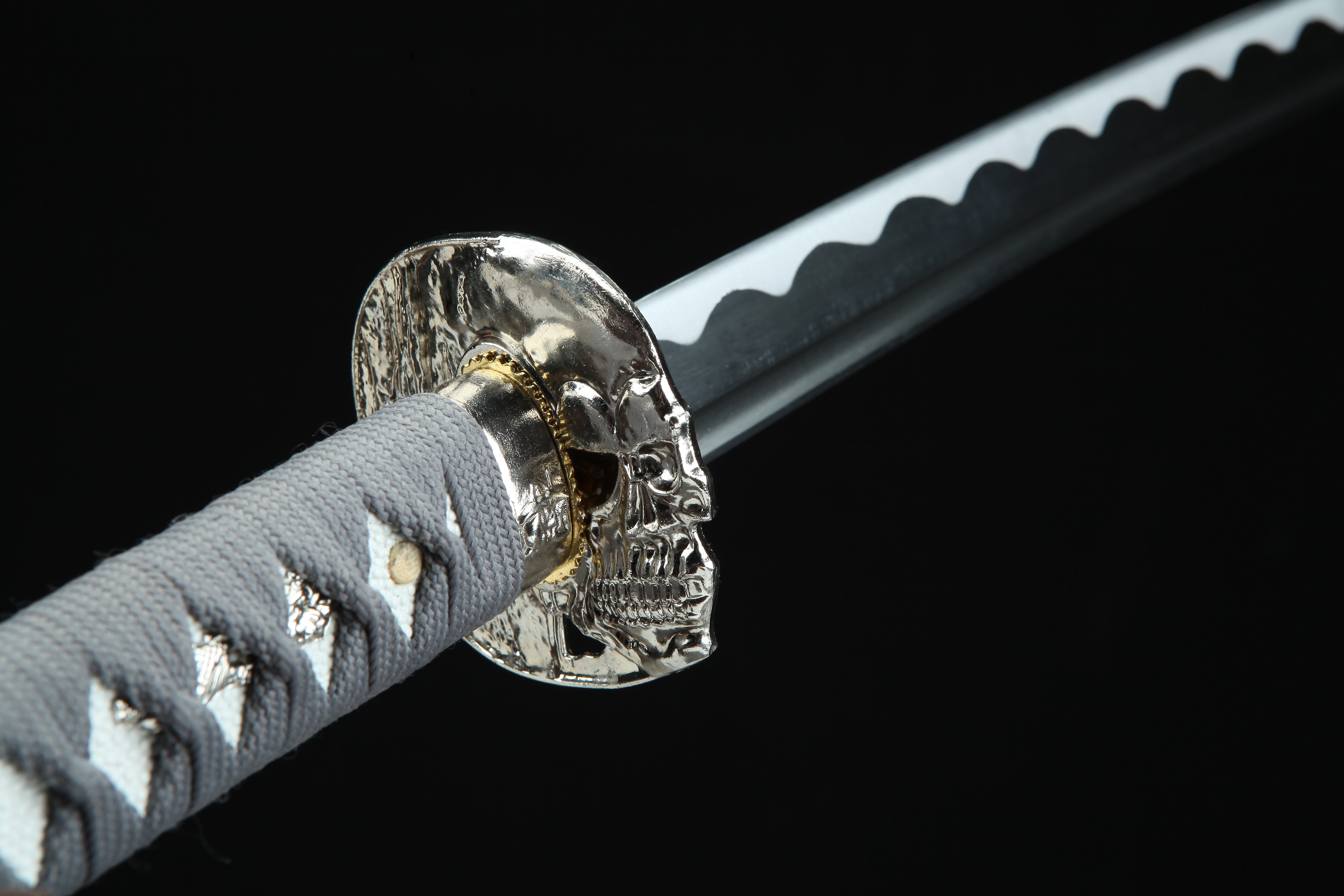 Hand Forged Japanese Katana Gui Kuhaku Blade(1045 Carbon Steel)