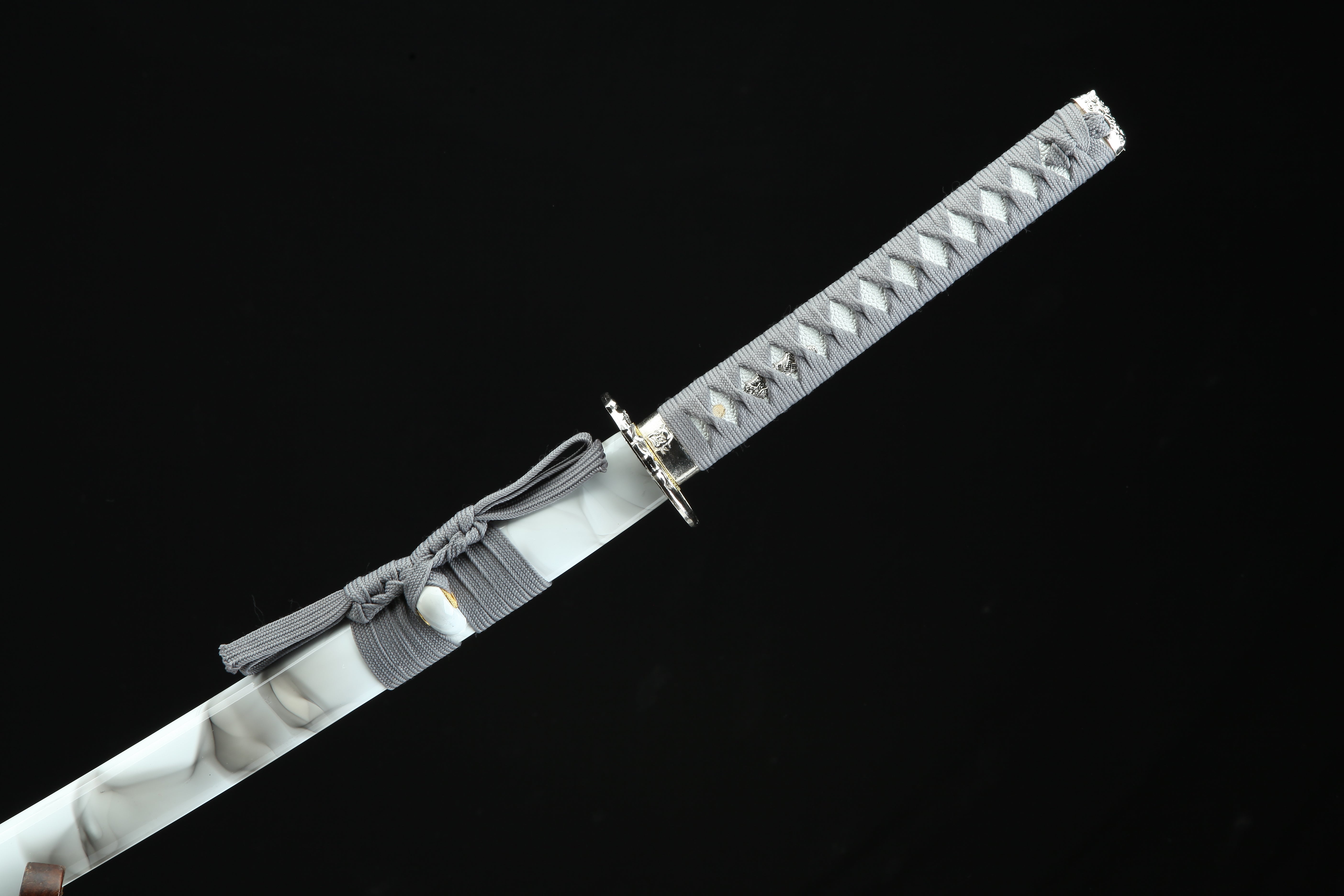 Hand Forged Japanese Katana Gui Kuhaku Blade(1045 Carbon Steel)