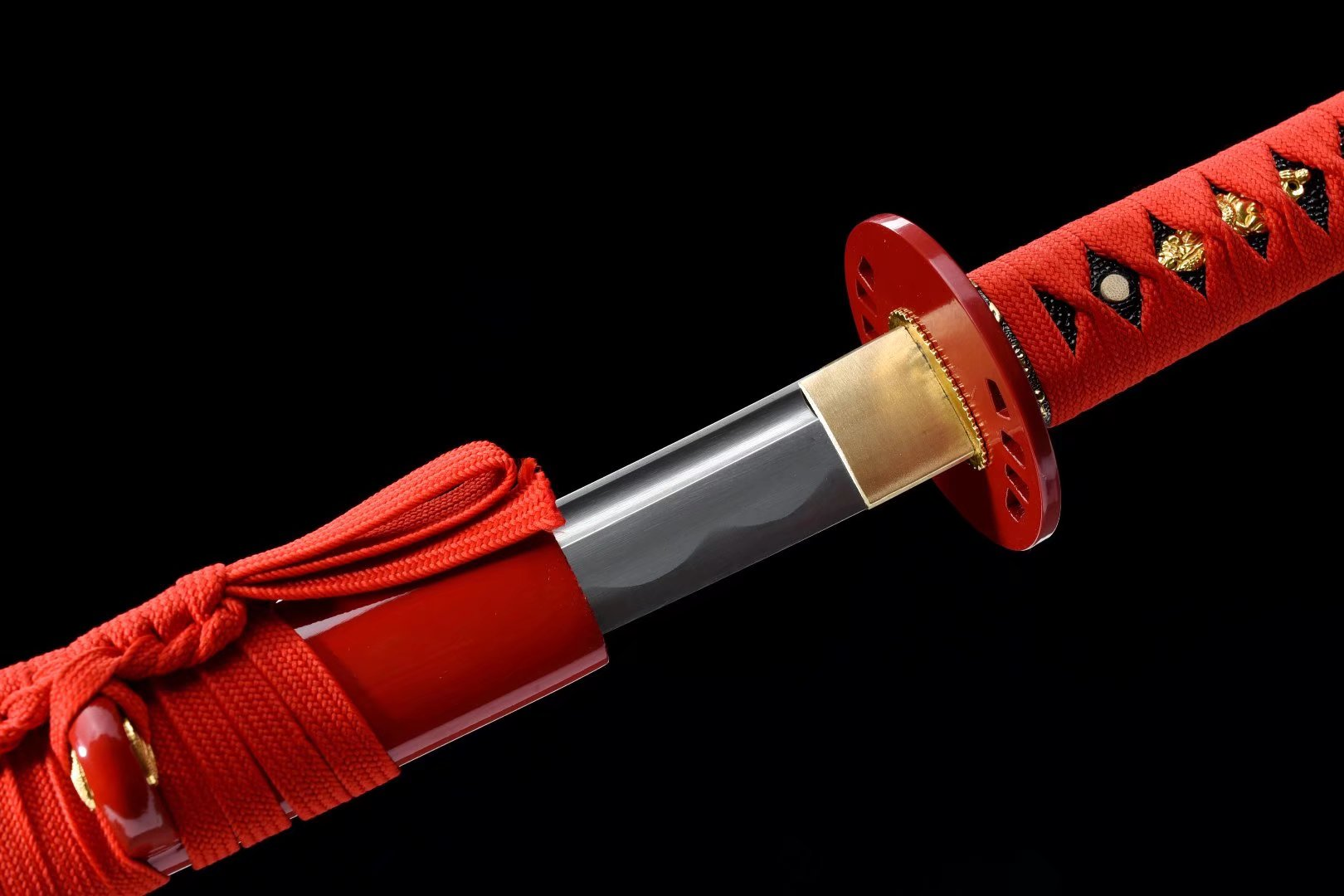 Hand Forged Japanese Katana Scarlet Epiphany Blade(1045 Carbon Steel)