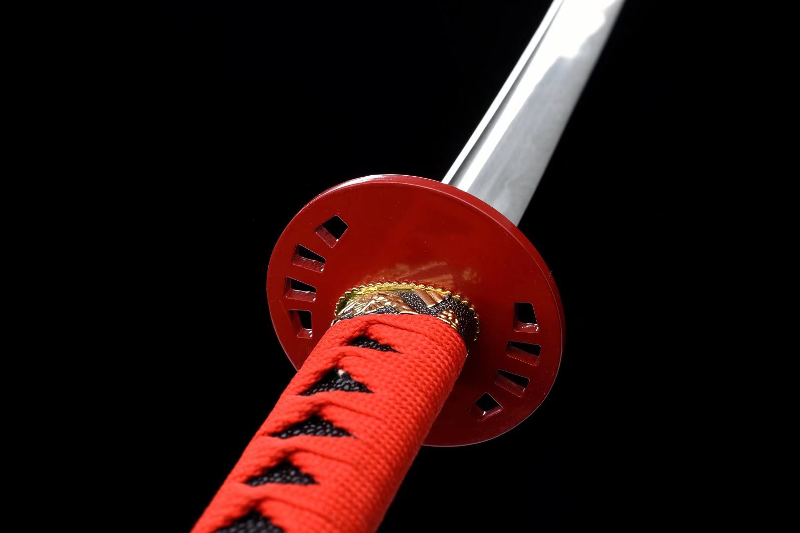 Hand Forged Japanese Katana Scarlet Epiphany Blade(1045 Carbon Steel)