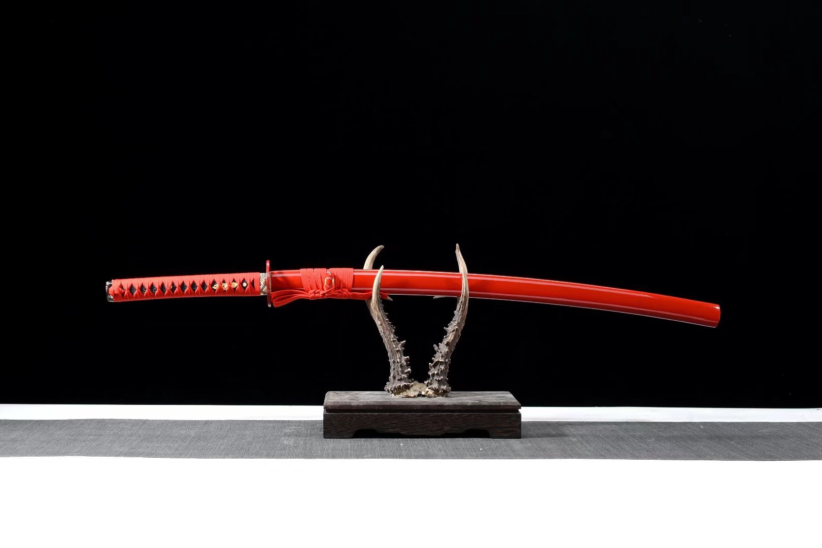 Hand Forged Japanese Katana Scarlet Epiphany Blade(1045 Carbon Steel)