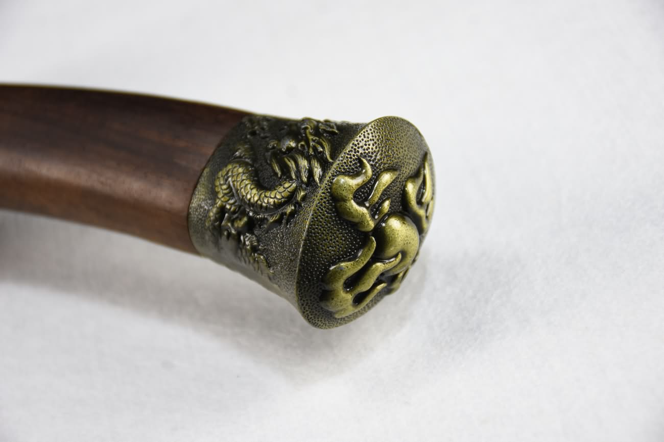 Qing dao sword,Damascus steel blue blade,Alloy fittings - Chinese sword shop