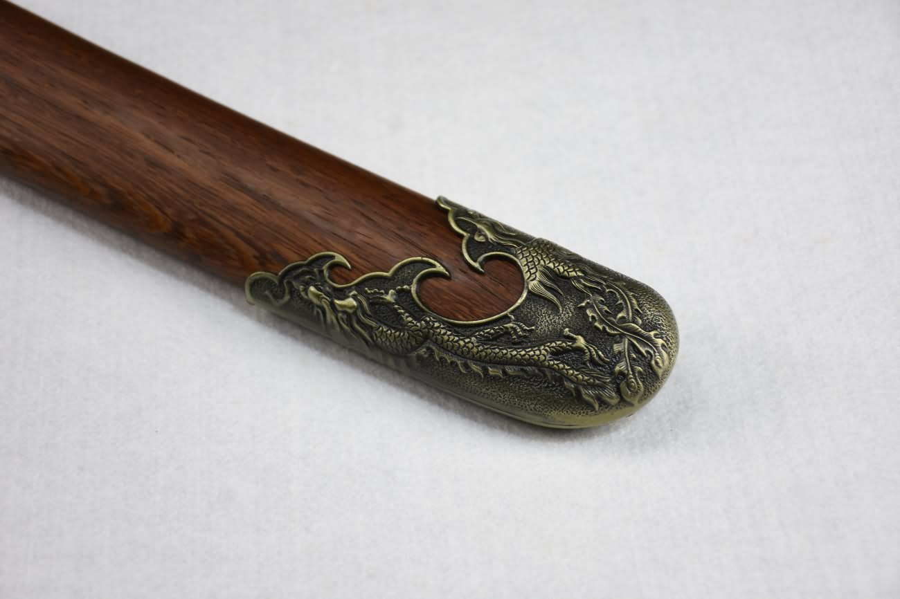 Qing dao sword,Damascus steel blue blade,Alloy fittings - Chinese sword shop