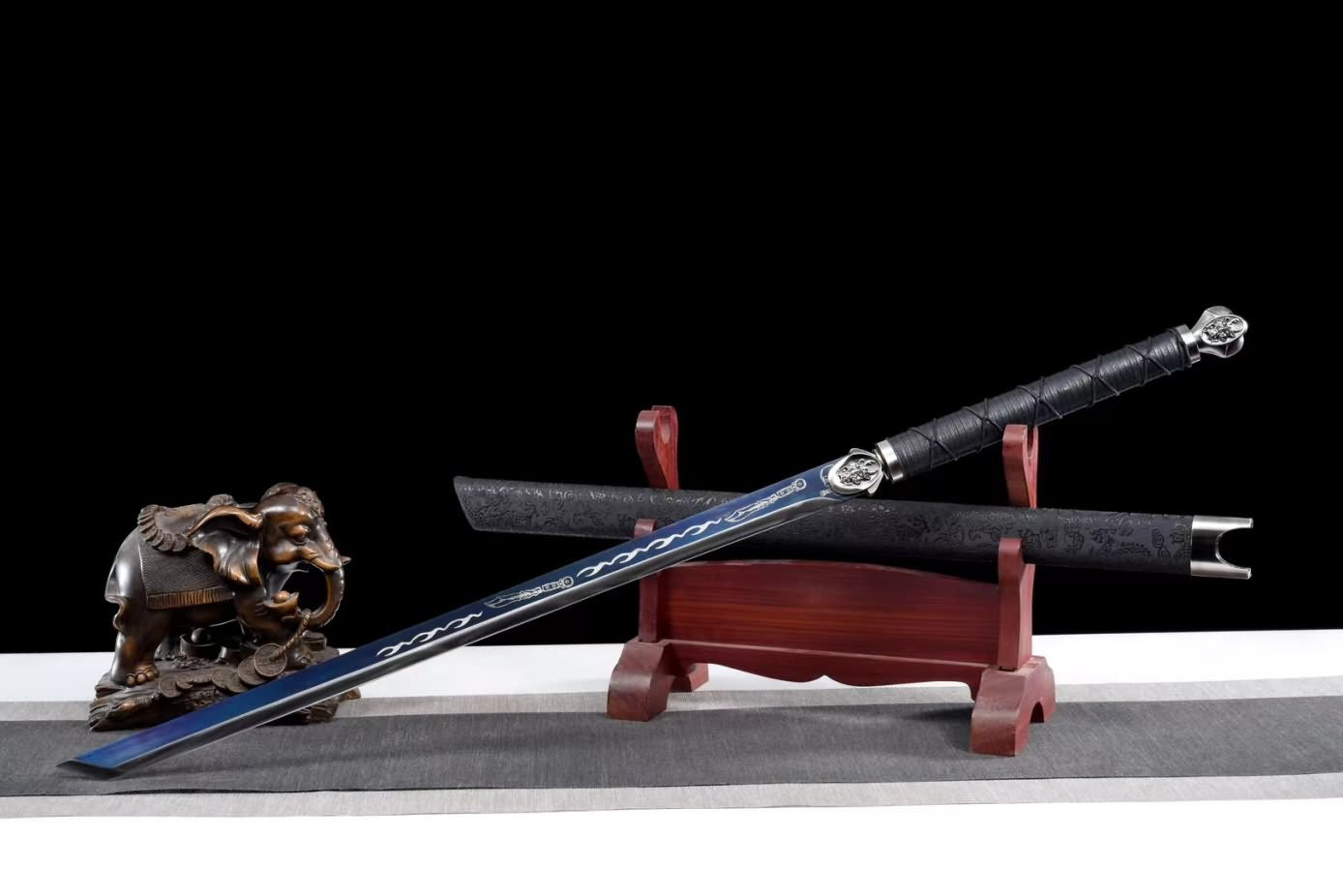 Tang dao Saber High Carbon Steel Blade,Alloy Fittings,LOONGSWORD