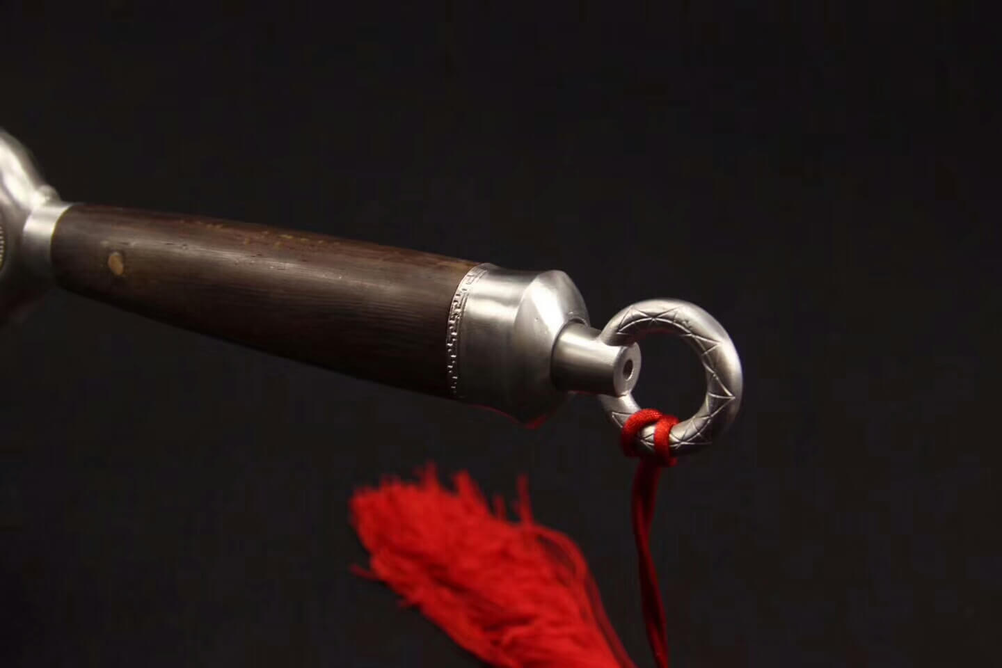 Training sword,Damascus steel blade,Rosewood scabbard,Steel fittings - Chinese sword shop