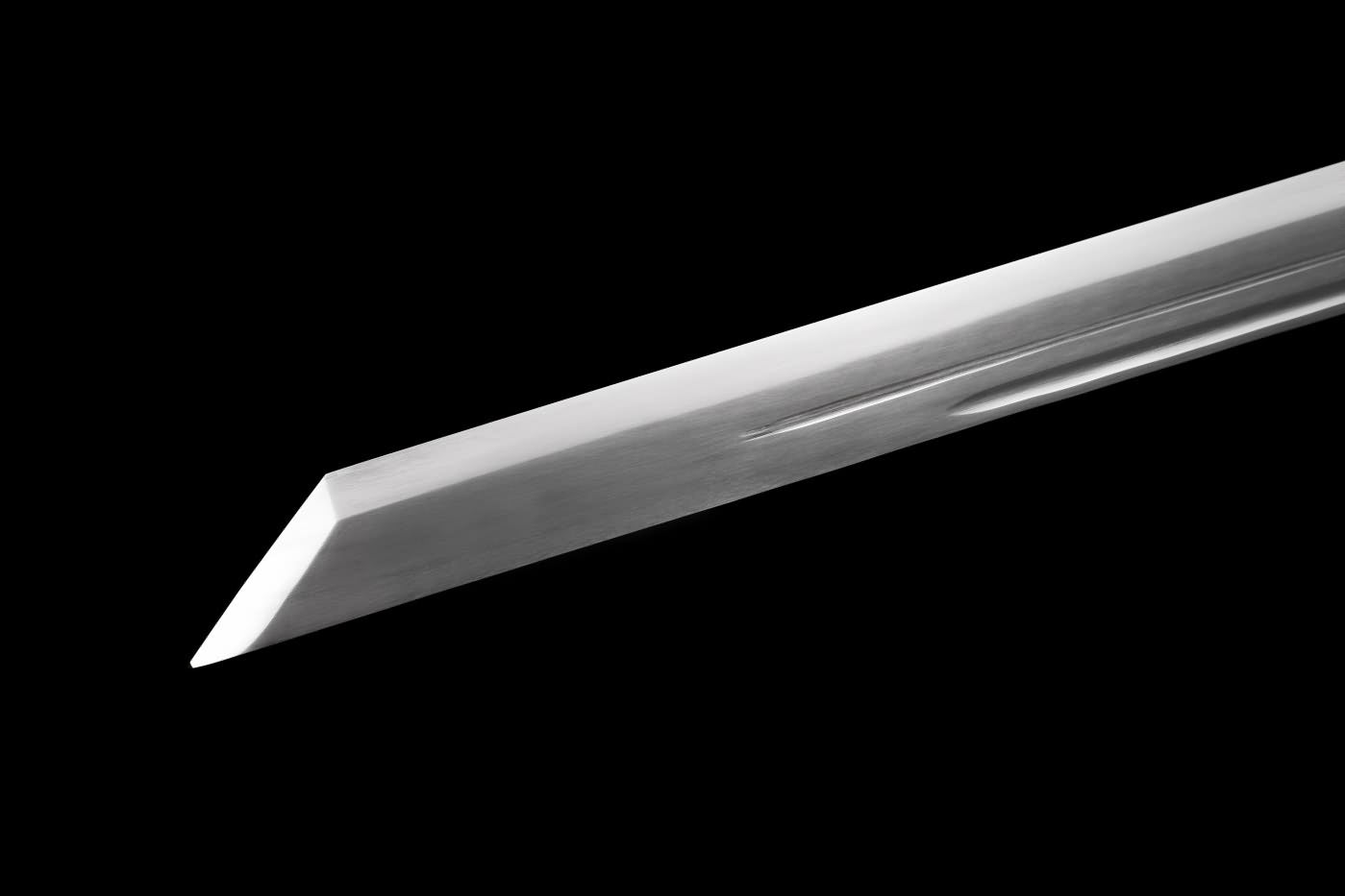 War Dragon dao Sword Real,High Carbon Steel Blade,Silver Leather Scabbard,LOONGSWORD