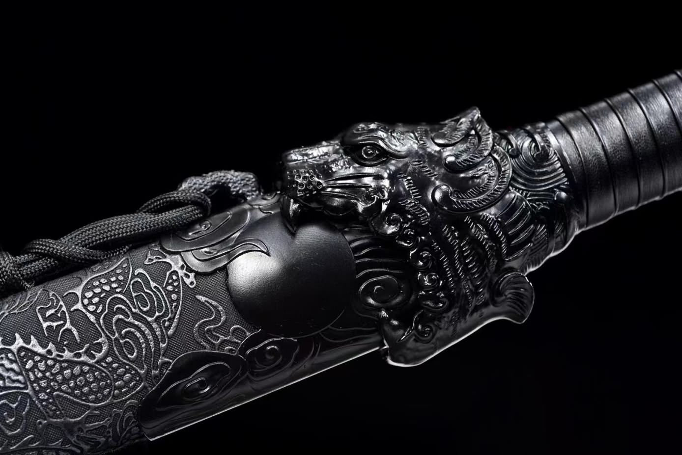 Tiger Head Camping Knife Swords Rea High Carbon Steel,Alloy Fittings,LOONGSWORD
