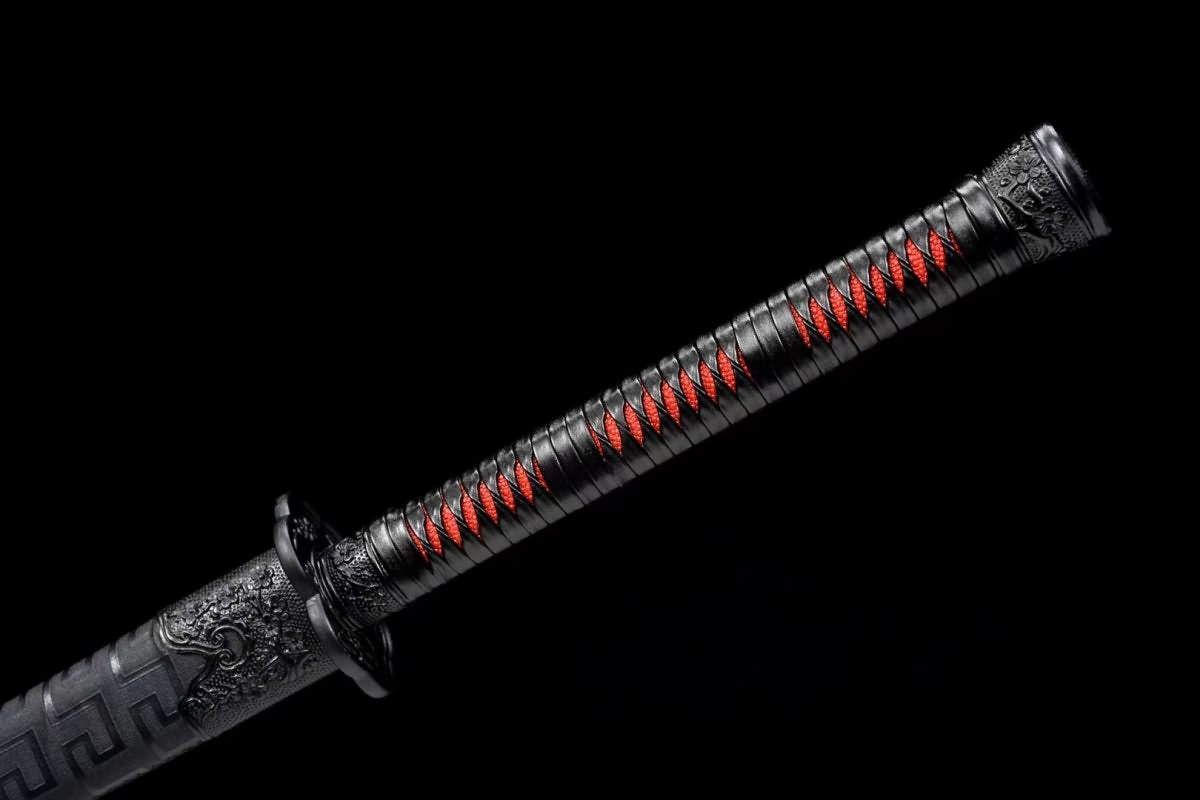 Embroider spring Machete(Forged High carbon steel blades)Battle ready,Chinese sword