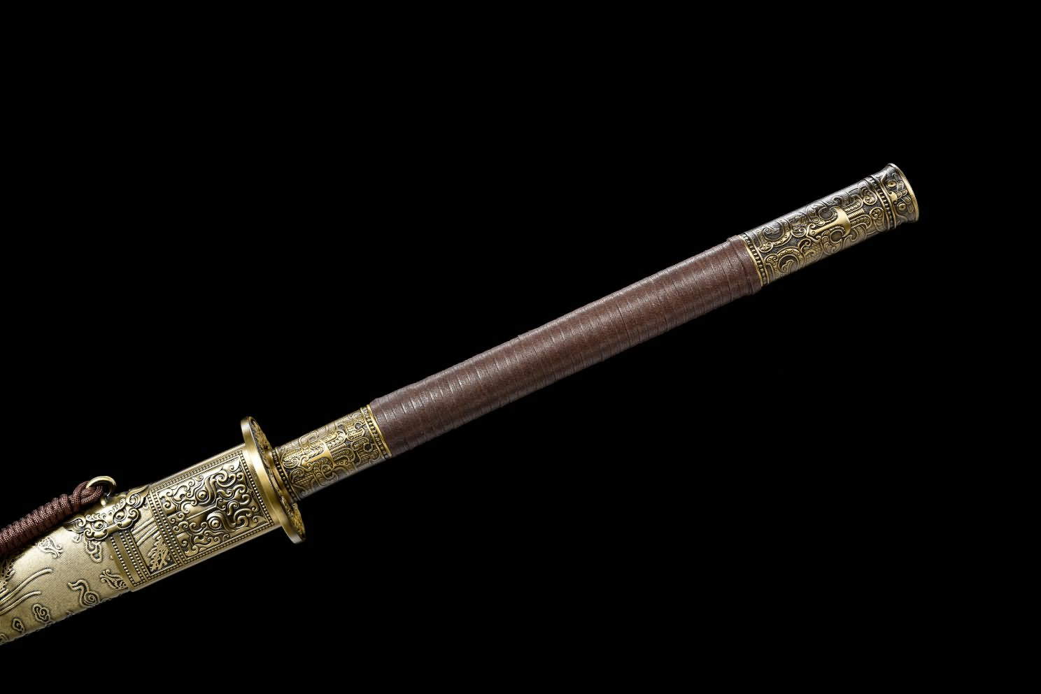 Kangxi dao swords-Hand Forged High Carbon Steel Blade Blade with Alloy Fittings