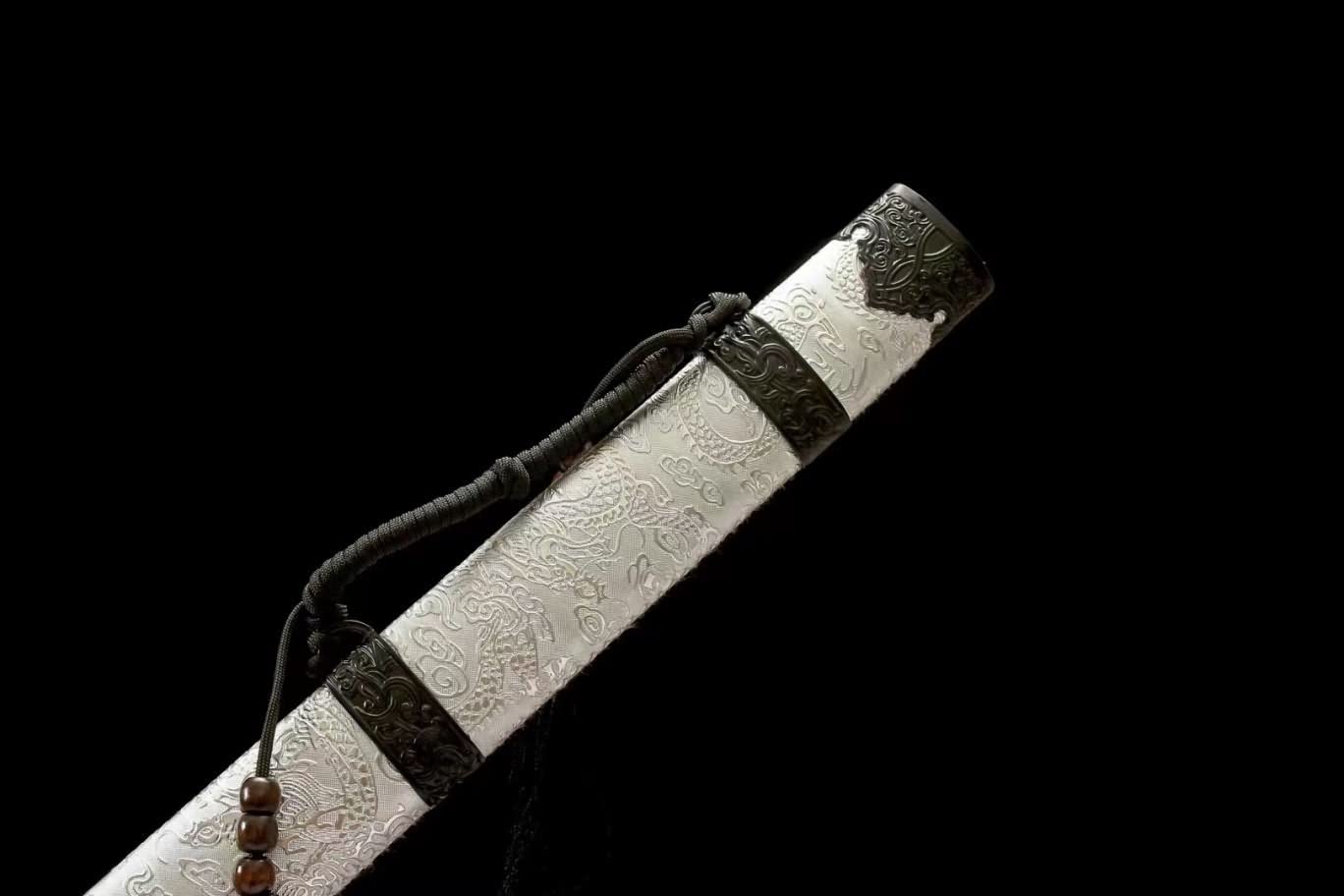 LOONGSWORD,Broadsword Tang Dao,Hand Forged High carbon steel Blades,Alloy fittings