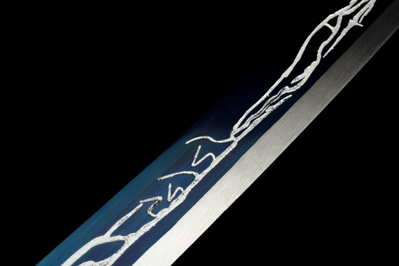 Chineae Swords,Dragon dao,Machetes Sword Real,Hand Forged High Carbon Steel Blue Blade,Alloy Fittings,LOONGSWORD