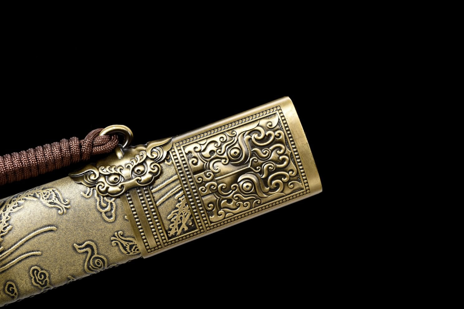 Kangxi dao swords-Hand Forged High Carbon Steel Blade Blade with Alloy Fittings