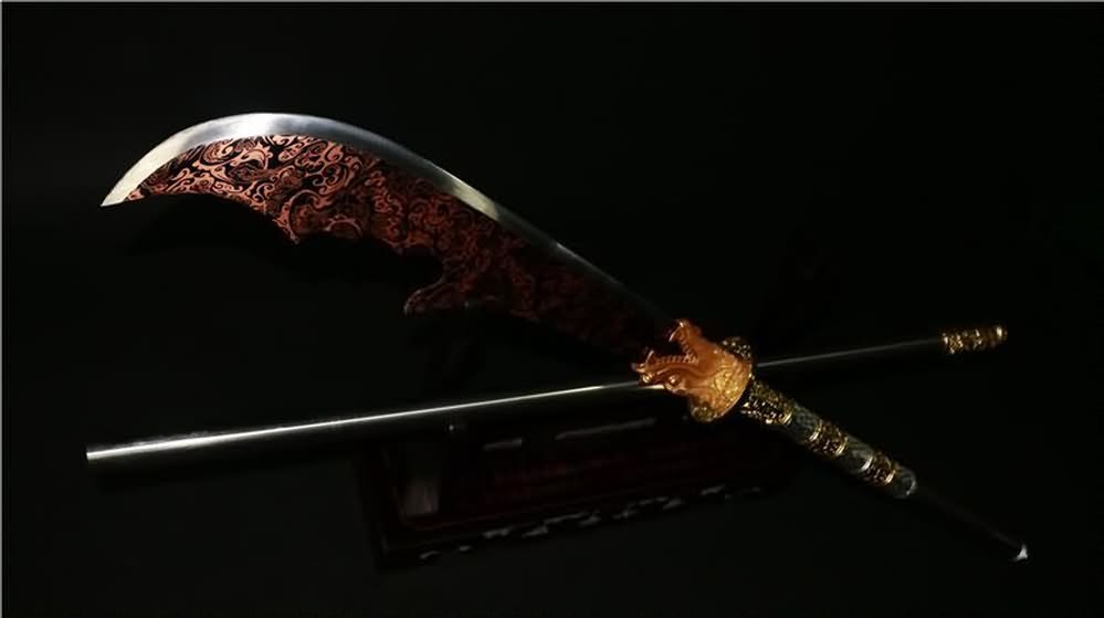 Kwan Dao,Guan dao,High carbon steel color blade - Chinese sword shop