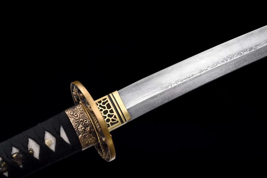 boxkatana Hand Forged Japanese Samurai Katana Aurora High-performance Pattern Steel