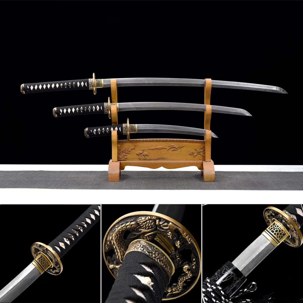 boxkatana Hand Forged Japanese Samurai Katana Aurora High-performance Pattern Steel