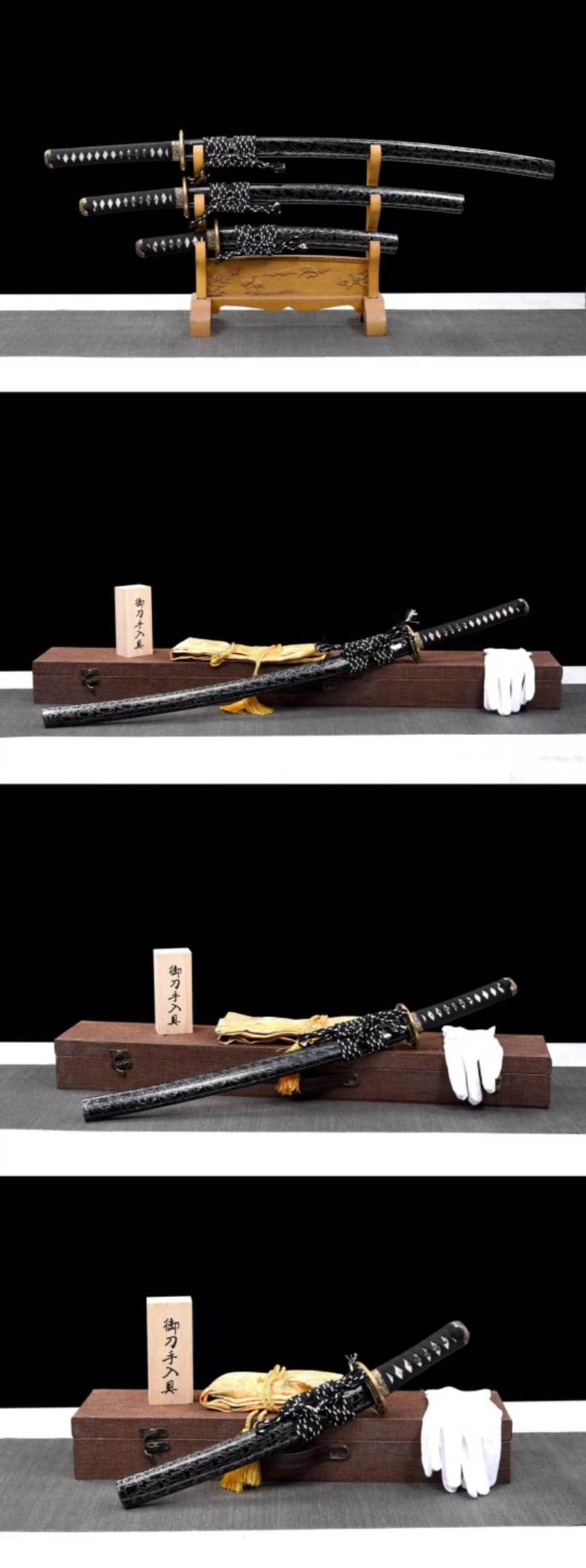 boxkatana Hand Forged Japanese Samurai Katana Aurora High-performance Pattern Steel