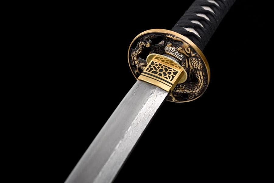 boxkatana Hand Forged Japanese Samurai Katana Aurora High-performance Pattern Steel
