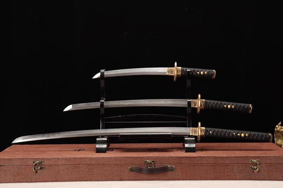 boxkatana Hand Forged Japanese Samurai Katana Pattern Steel Turns the soil to burn blade
