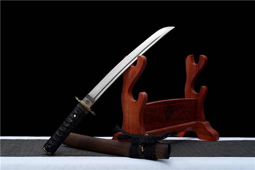 boxkatana Hand Forged Japanese Short knife Imperial Soul Pattern Steel