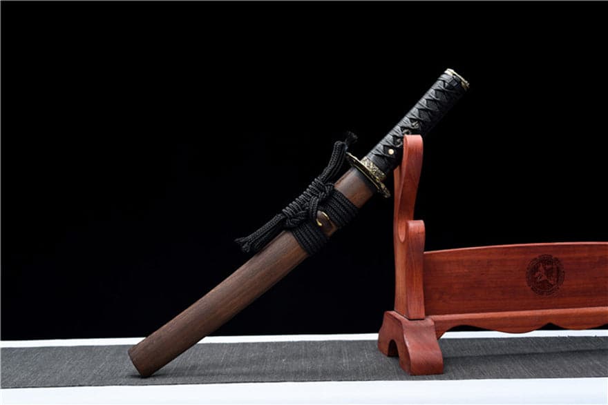 boxkatana Hand Forged Japanese Short knife Imperial Soul Pattern Steel