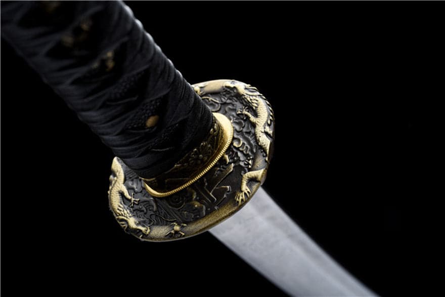 boxkatana Hand Forged Japanese Short knife Imperial Soul Pattern Steel
