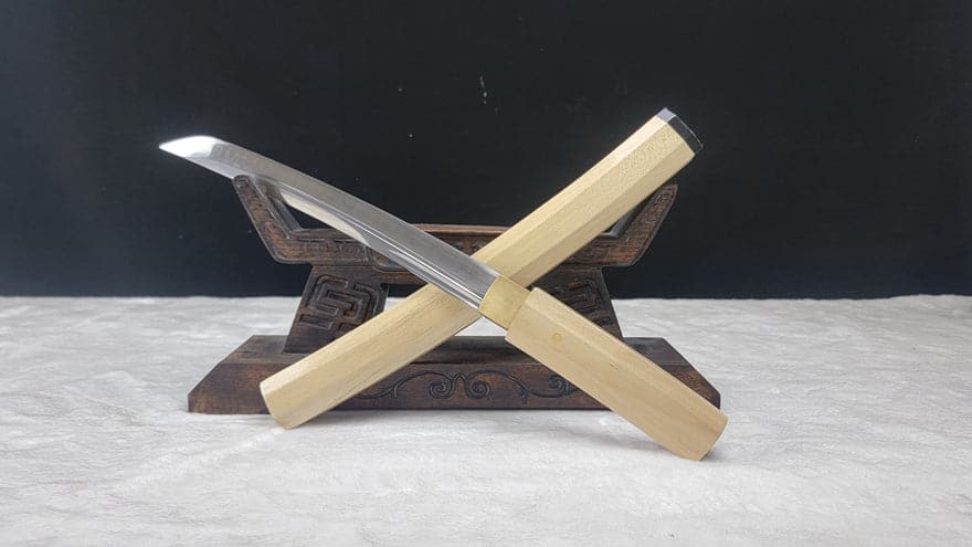boxkatana Hand Forged Japanese Tanto Dumu Anise T10 Carbon steel Turns the soil to burn blade