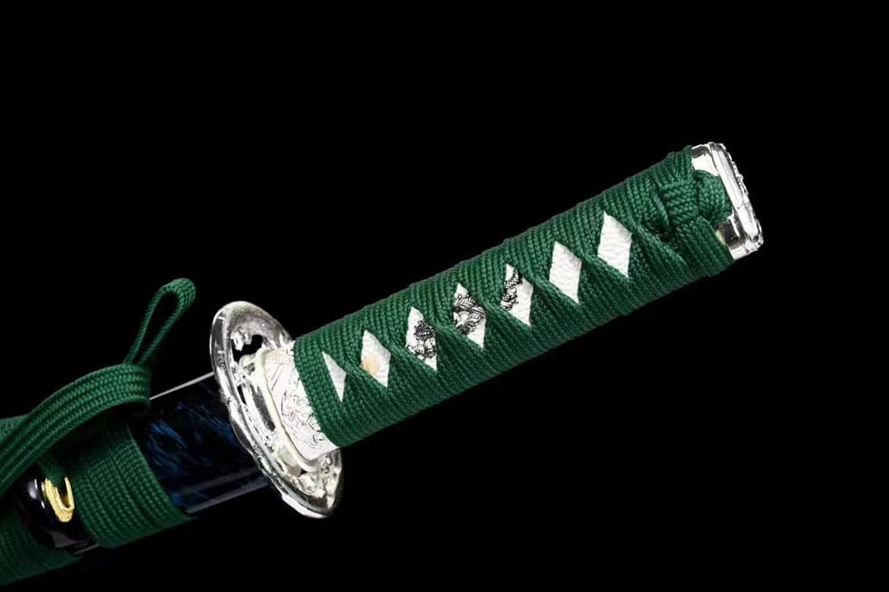 boxkatana Hand Forged Japanese Tanto Jade T10 Carbon steel Short Sword Turns the soil to burn blade