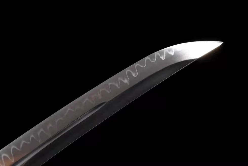 boxkatana Hand Forged Japanese Tanto Jade T10 Carbon steel Short Sword Turns the soil to burn blade