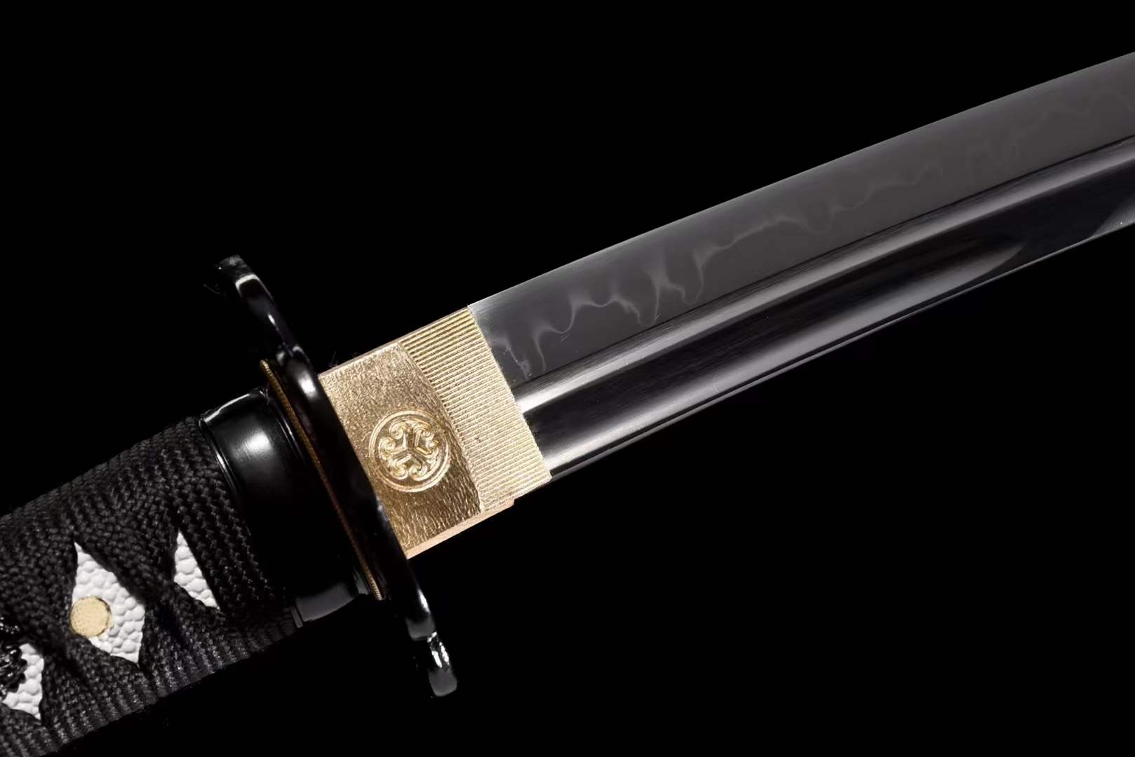 boxkatana Hand Forged Japanese Tanto Naruto Short Sword T10 Turns the soil to burn blade