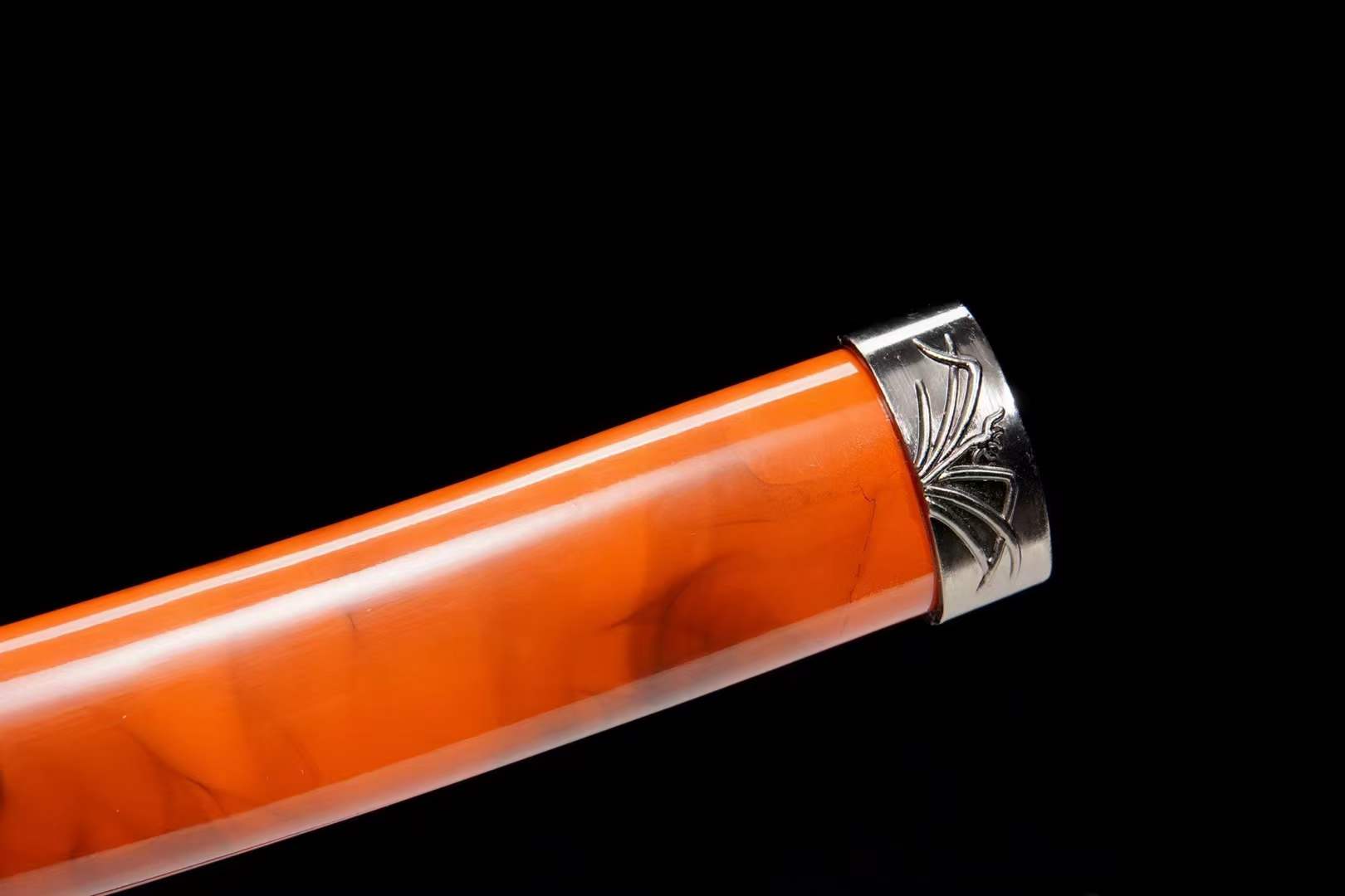 boxkatana Hand Forged Japanese Tanto Red Sky Short Sword T10 Turns the soil to burn blade