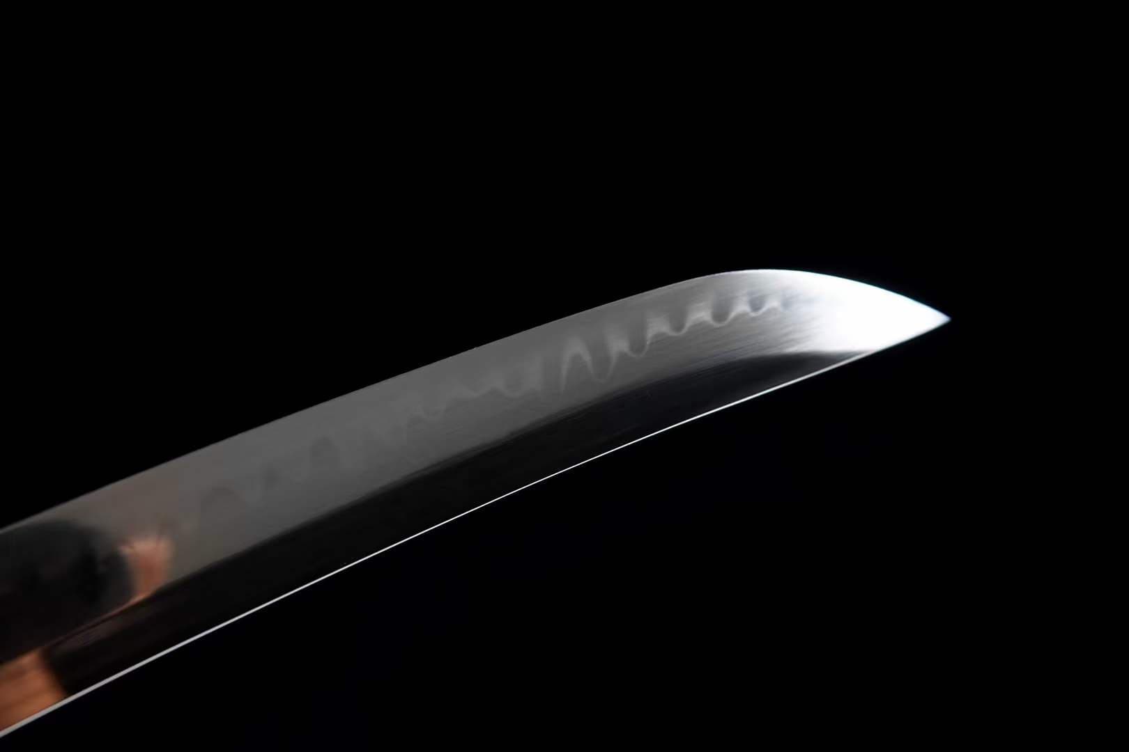 boxkatana Hand Forged Japanese Tanto Red Sky Short Sword T10 Turns the soil to burn blade