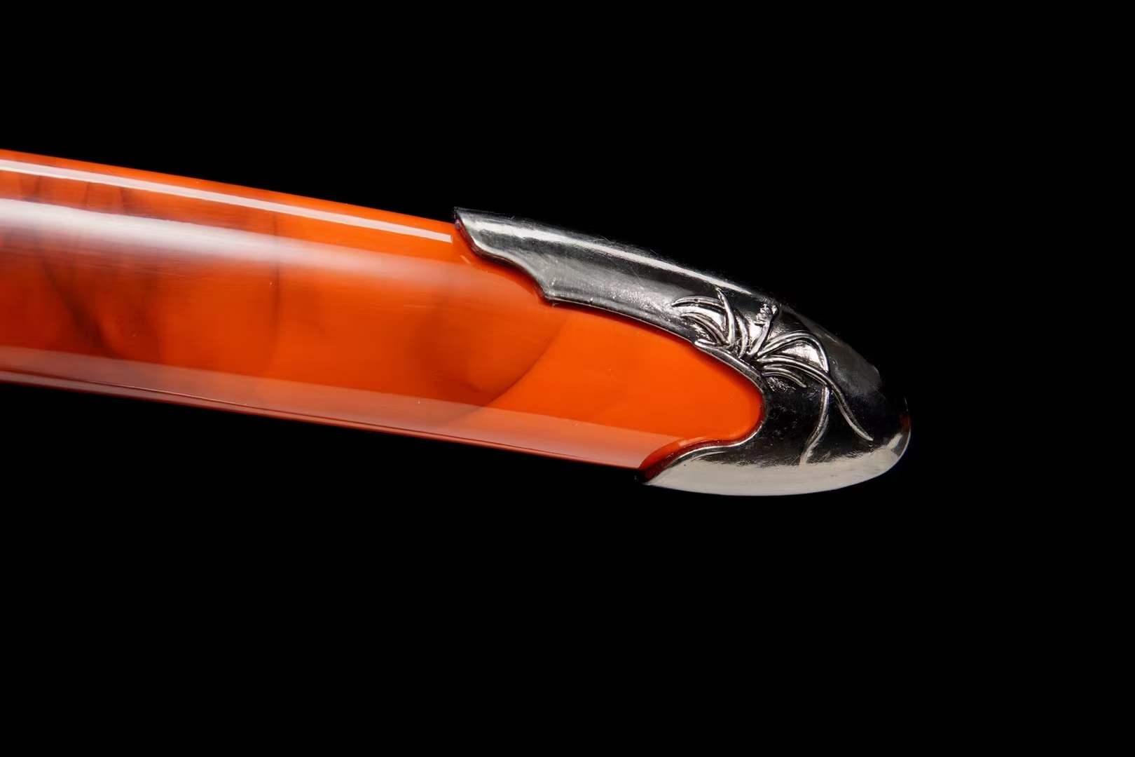 boxkatana Hand Forged Japanese Tanto Red Sky Short Sword T10 Turns the soil to burn blade