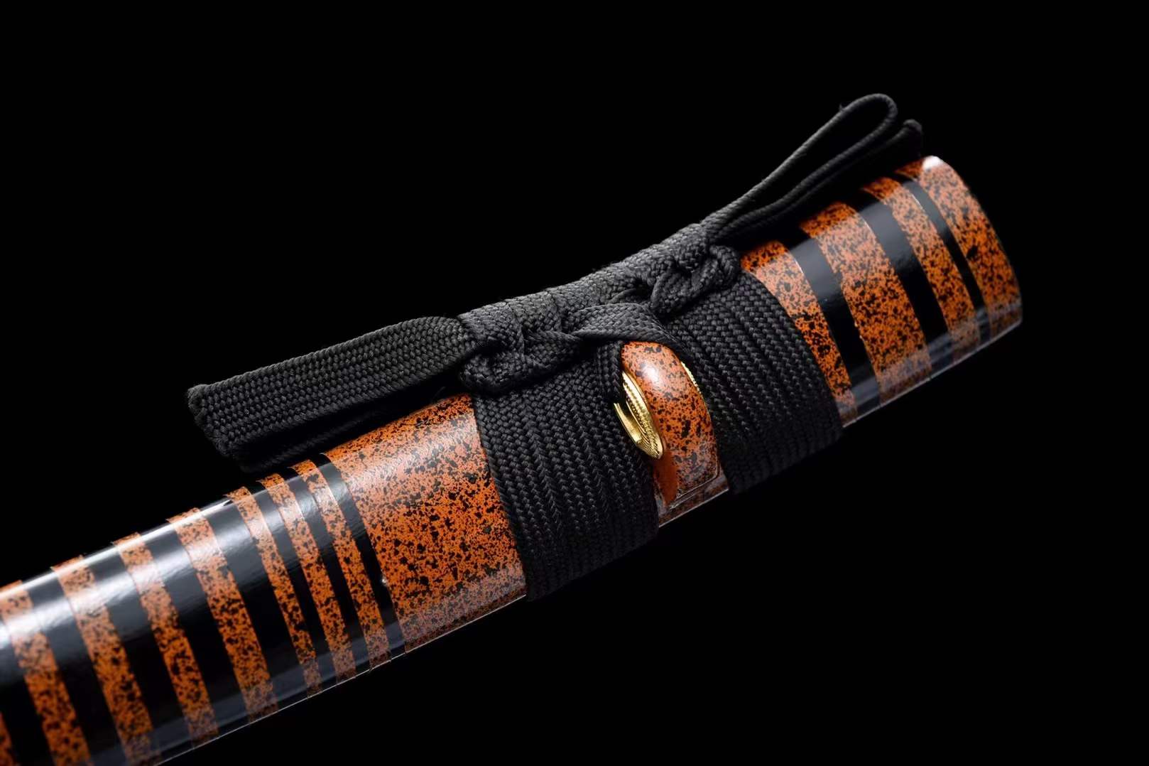 boxkatana Hand Forged Japanese Tanto Storm Short Sword Manganese Steel Blackened blades