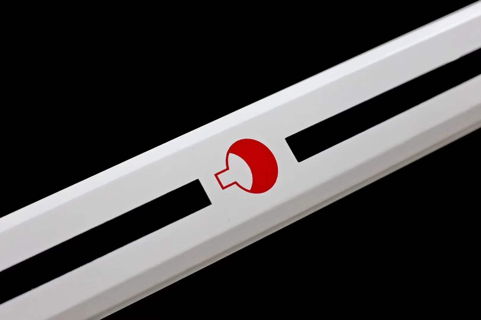 boxkatana Handmade Anime NARUTO Sasuke Kusanagi-No-Tsurugi Sword Shirasaya Ninja Sword Spring Steel Black Blade
