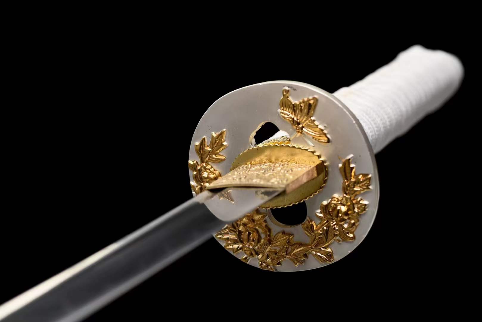 boxkatana Handmade Japanese Wakizashi Begonia Short Sword T10 burned edge
