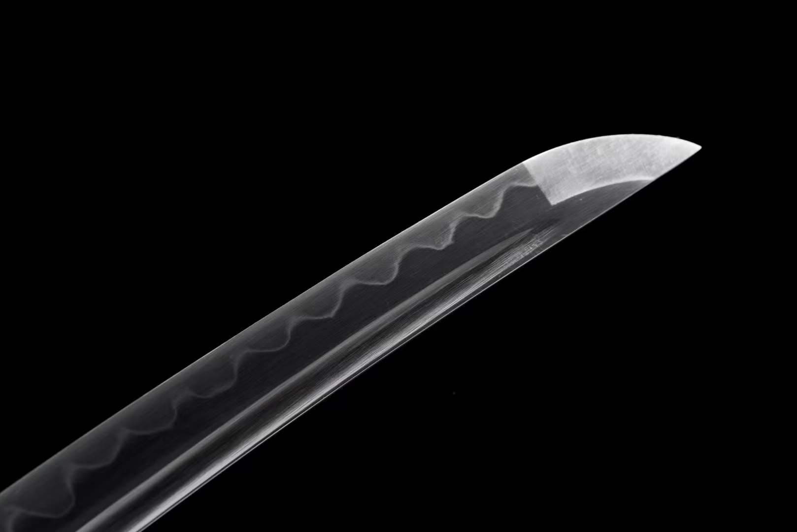 boxkatana Handmade Japanese Wakizashi Begonia Short Sword T10 burned edge