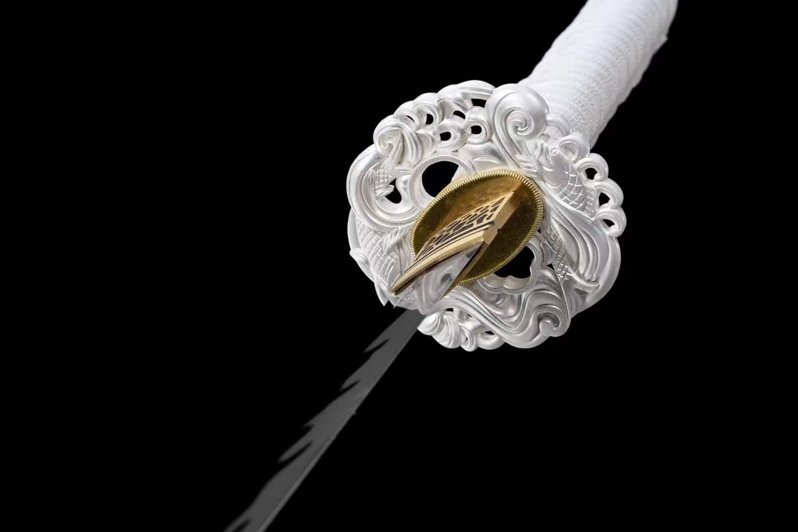 boxkatana Handmade Japanese Wakizashi 魚 Short Sword Manganese Steel