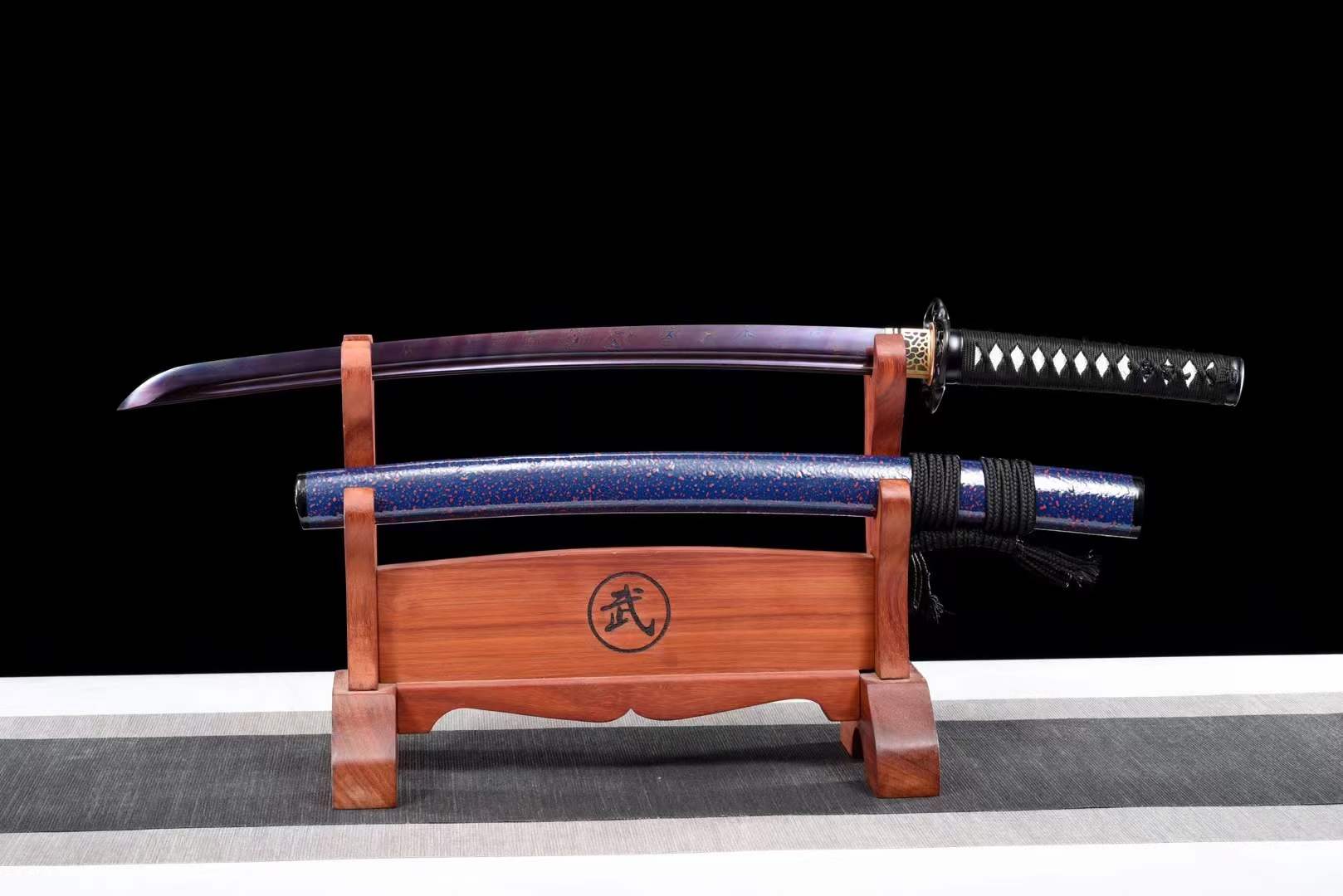boxkatana Handmade Japanese Wakizashi Vault Short Sword Damascus Steel