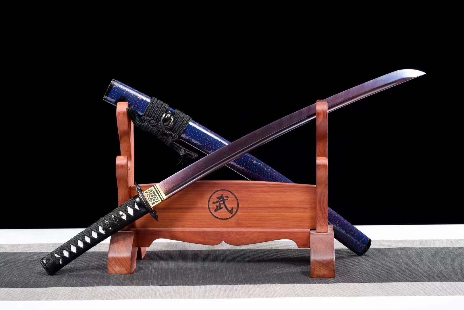 boxkatana Handmade Japanese Wakizashi Vault Short Sword Damascus Steel