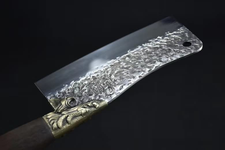 Chinese Cleaver 7Cr17Mov steel Chef Kitchen Knives Home Cooking Slicing - Chinese sword shop