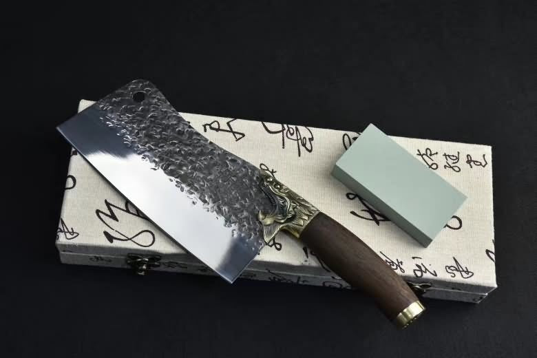 Chinese Cleaver 7Cr17Mov steel Chef Kitchen Knives Home Cooking Slicing - Chinese sword shop