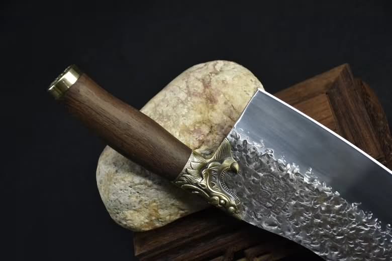 Chinese Cleaver 7Cr17Mov steel Chef Kitchen Knives Home Cooking Slicing - Chinese sword shop