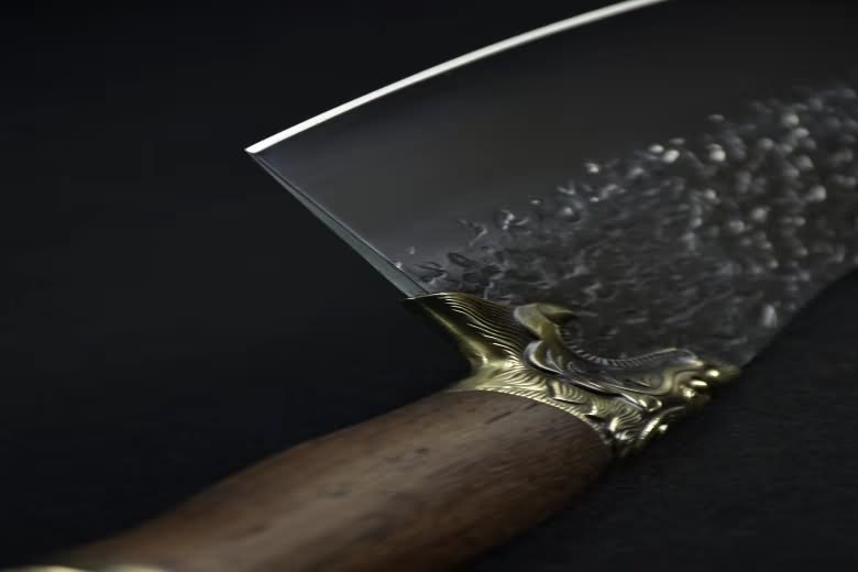 Chinese Cleaver 7Cr17Mov steel Chef Kitchen Knives Home Cooking Slicing - Chinese sword shop