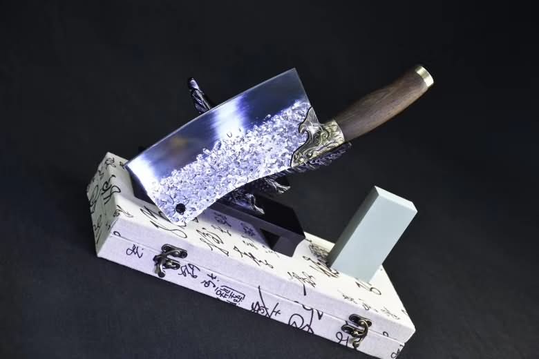 Chinese Cleaver 7Cr17Mov steel Chef Kitchen Knives Home Cooking Slicing - Chinese sword shop