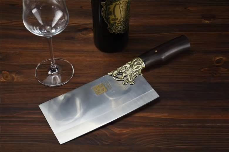 Chinese Cleaver 5Cr15Mov Steel Chef Kitchen Knives Home Cooking Slicing Tools PRO - Chinese sword shop